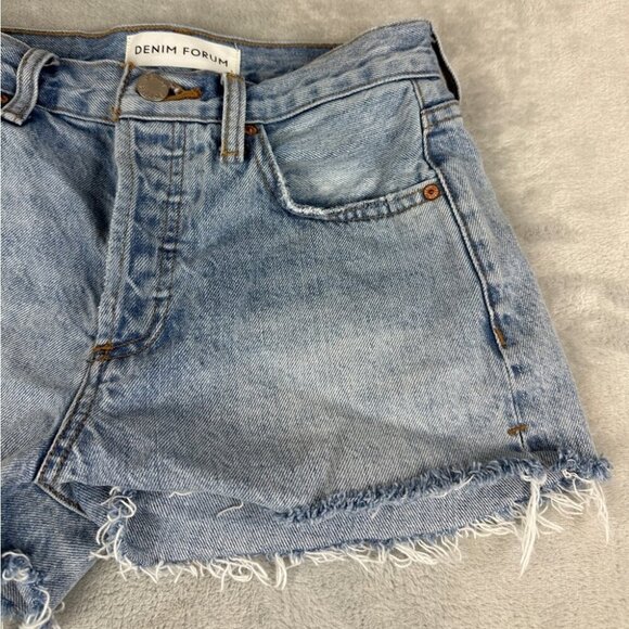 Aritzia Denim Forum Blue Jean Shorts - Picture 9 of 15